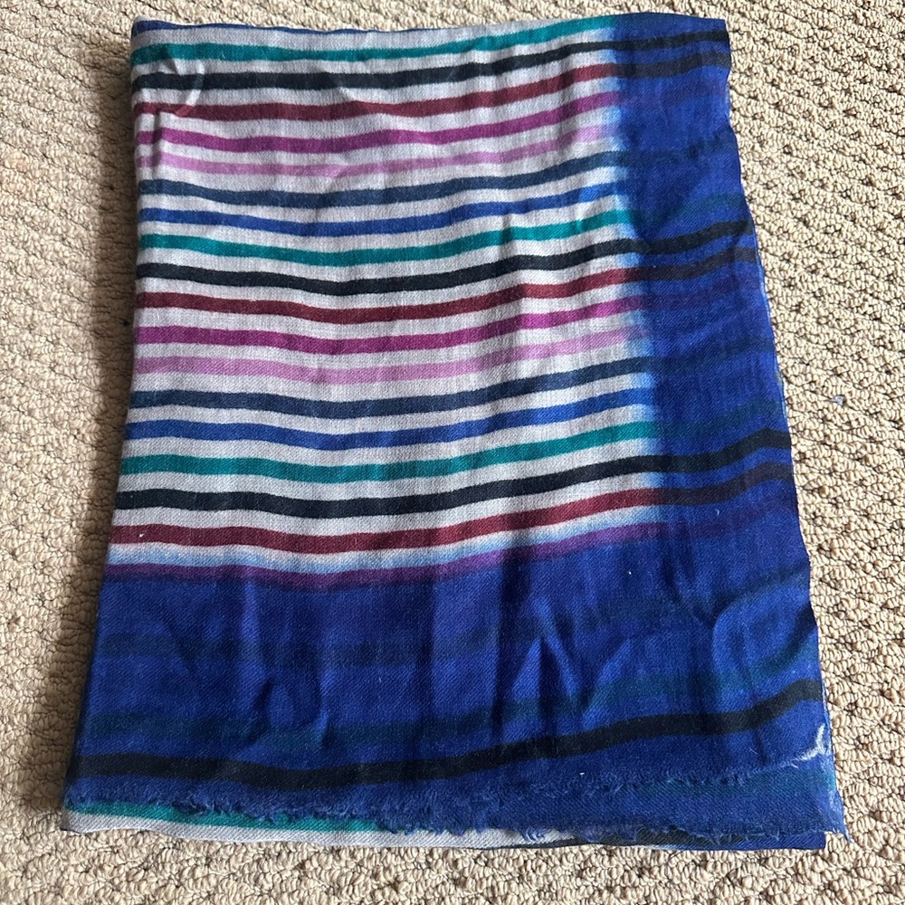 Gerard Darel Wool Striped Scarf